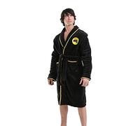 Fun Costumes Cobra Kai Bathrobe for Adults Officially Licensed Karate Kid Loungewear Soft & Plush Embroidered Design