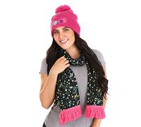 Fun Costumes Luna Lovegood Knit Hat & Scarf Set Standard Black