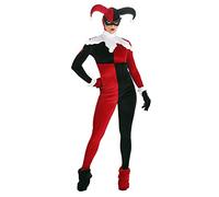 Fun Costumes Women's Deluxe Harley Quinn Fancy Dress Costume X-Large, Multi-colored