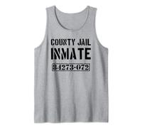 Fun County Jail inmate Prisoner Number Halloween costume Tank Top