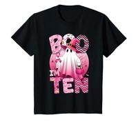 Fun Cute Halloween Ghost Boo I'm Ten Year 10th Birthday Girl T-Shirt