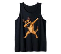 Fun Dabbing Dog Cool Stylish Dab Dance German Shepherd Tank Top