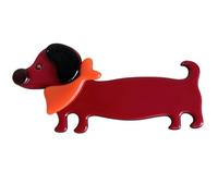 Fun Dachshund Hair Clip For Women Girl Fashionable Acetate Hair Clip Hair Styling Tool Decorative Side Clip For Student