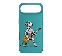 Fun Dalmatian Dog Playing a Guitar Rock Musician Retro Style Case for iPhone Air
