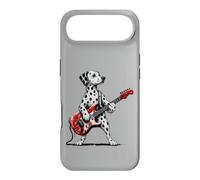 Fun Dalmatian Dog Playing a Guitar Rock Musician Retro Style Case for iPhone Air