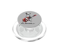 Fun Dalmatian Dog Playing a Guitar Rock Musician Retro Style PopSockets PopGrip for MagSafe