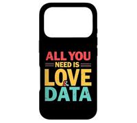 Fun Data Lovers Data Teacher All You Need Is Love and Data Case for iPhone 17 Pro