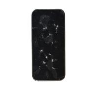 FUN delivery Phone Crack Up Prank, Black Plastic & Metal Fake Mobile Device, Realistic Broken Screen Gag Gift