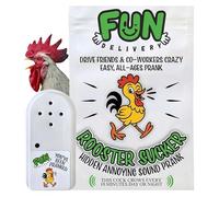 FUN delivery Rooster Sucker: Hidden Rooster Crow Prank Device - Loud Random Crowing Noise Maker for Homes, Dorms, Offices & Funny April Fool's Prank Gifts for Adults