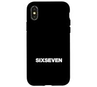 Fun design that says Six Seven 6 7 Meme Case for iPhone X/XS