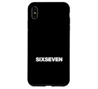 Fun design that says Six Seven 6 7 Meme Case for iPhone XS Max