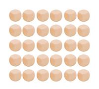Fun Dice Set 30PCS DIY 6 Sided Dice with Round Corners for Board Games Math Learning Teaching Aids Parent Child Interactive Plastic Material 16x16x16mm (Beige)
