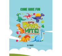 Fun Dinosaur Coloring Book for Kids Ages 4-8: Big, Smiling Dinosaurs to Color and Enjoy - Perfect for Boys and Girls