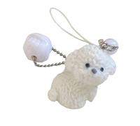 Fun Dog Phone Charm Alloy Accessory Pendant Holder for Phone Bag or Dog Holder Decoration, フリーサイズ