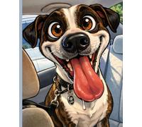 Fun Dog Themed Composition Notebook: For Dog Lovers, Teens, Kids for Writing, Journaling and Everyday Ideas: 7.5 X 9.25 College Ruled, 100 Pages