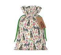 Fun Dogs Christmas Bags Gift Snacks Hamper Happy Halloween Drawstring Wedding Party Bags Presents