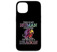 Fun Dragons Humor This Is My Human Costume Halloween Dragon Case for iPhone 13