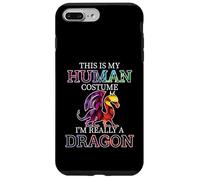 Fun Dragons Humor This Is My Human Costume Halloween Dragon Case for iPhone 7 Plus/8 Plus