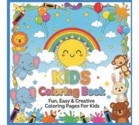 Fun Drawing Book for Kids Ages 2-8: Easy and Enjoyable Animals, Sceneries, and More to Draw and Color