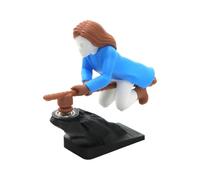 Fun Drift Turn Wizard Broomstick Decor Dashboard Ornaments Decor,Fantasy Witch and Wizard Car Decoration Gifts for Enthusiasts Vehicle,Interior Dashboard Drifting Accessories Decorations (H)