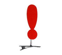 Fun Duckbill Clip Hairpin Exclamation Mark Showy Pattern For Women Girl Eye-catching Yellow Exclamation Mark