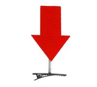 Fun Duckbill Clip Hairpin Exclamation Mark Showy Pattern For Women Girl Eye-catching Yellow Exclamation Mark