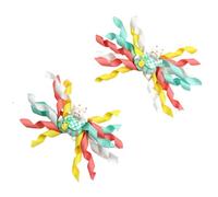 Fun Easter Cartoon Ribbon Hair Clip For Girls Secure And Stylish Designs Costume Hairpieces Girls Festival Hair Clip
