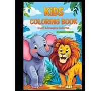 Fun & Easy Coloring Book for Kids: Adorable Animals and Playful Shapes for Ages3-6