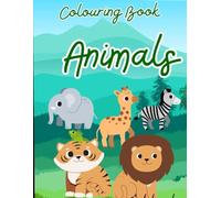Fun & Easy Coloring Book for Kids Ages 3-5 | Simple Big Drawings of Animals, Toys & Everyday Objects: 30 Fun and Easy Coloring Pages with Animals, ... Bold Drawings for Toddlers and Preschool Kids