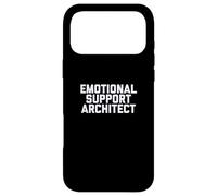 Fun Emotional Support Architect Job Occupation Therapy Joke Case for iPhone 17 Pro Max