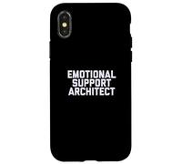 Fun Emotional Support Architect Job Occupation Therapy Joke Case for iPhone X/XS