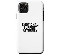 Fun Emotional Support Attorney Lawyer Joke Case for iPhone 11 Pro Max