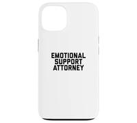 Fun Emotional Support Attorney Lawyer Joke Case for iPhone 13