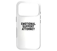 Fun Emotional Support Attorney Lawyer Joke Case for iPhone 17 Pro