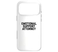 Fun Emotional Support Attorney Lawyer Joke Case for iPhone 17 Pro Max