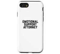 Fun Emotional Support Attorney Lawyer Joke Case for iPhone SE (2020) / 7/8