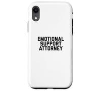 Fun Emotional Support Attorney Lawyer Joke Case for iPhone XR