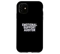 Fun Emotional Support Auditor Internal Control Therapy Joke Case for iPhone 11