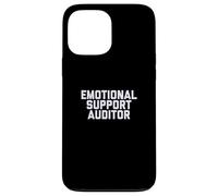 Fun Emotional Support Auditor Internal Control Therapy Joke Case for iPhone 13 Pro Max