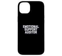 Fun Emotional Support Auditor Internal Control Therapy Joke Case for iPhone 14 Plus