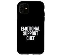 Fun Emotional Support Chef Therapy Joke Case for iPhone 11