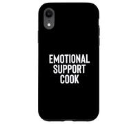 Fun Emotional Support Cook Therapy Joke Case for iPhone XR
