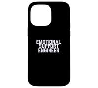 Fun Emotional Support Engineer Job Occupation Therapy Joke Case for iPhone 14 Pro Max