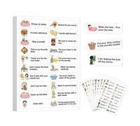 Fun English Word Sticker Multifunctional Vocabulary Adhesive Words Labels for Preschool Classroom Homeschooling Classroom Word