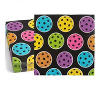 Fun Express 6 1/2" Pickleball Party Disposable Paper Luncheon Napkins - 16 Count