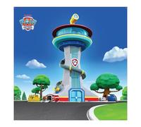 Fun Express 72" x 72" Paw Patrol Birthday Party Backdrop - The Lookout Tower Polyester Photo Booth Background for Kids Boys Girls Birthday Decorations, Adventure Bay Party Supplies