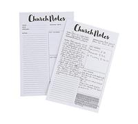 Fun Express Church Notes Tear Away Pads - 12 Notepads, Each with 25 Pages - Church Supplies - Multicolor