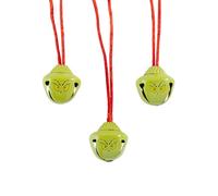 Fun Express Dr. Seuss The Grinch 24" Metal Jingle Bell Breakaway Necklaces, 12 Pieces