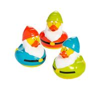 Fun Express Gnome Rubber Ducks - 12 Piece - Multicolor