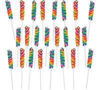 Fun Express Mini Twisty Lollipops Pops - Rainbow